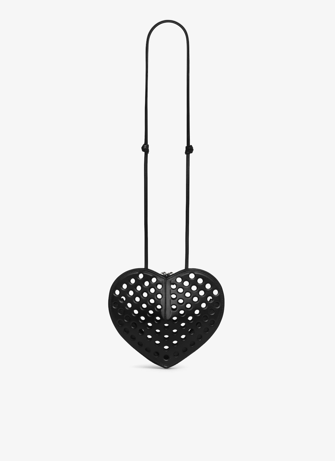 LE CŒUR BAG IN PERFORATED LAMBSKIN ALAÏA BLACK LE CŒUR BAG IN PERFORATED LAMBSKIN